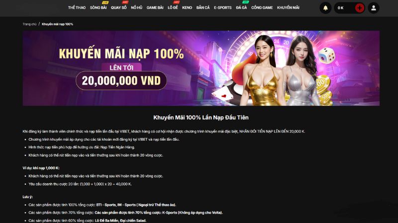 Chương trình thành viên NgonClub khuyến mãi 100% nạp đầu
